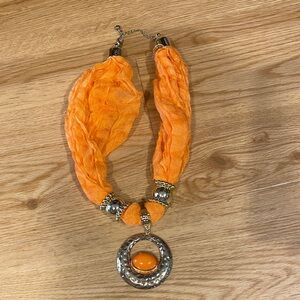 Orange Statement Necklace